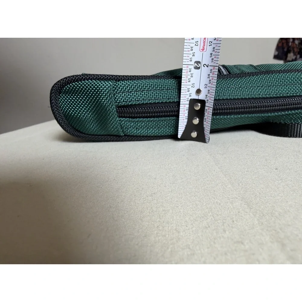 Vintage Kiva Durable Nylon Canvas Crossbody Bag 9X7 Inch Flight Travel Hiking